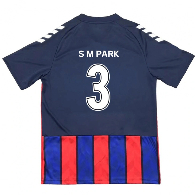Danxen Barn Min-Seo Park #3 Kungsblå Röd Hemmatröja Matchtröjor 2025/26 Tröjor T-Tröja