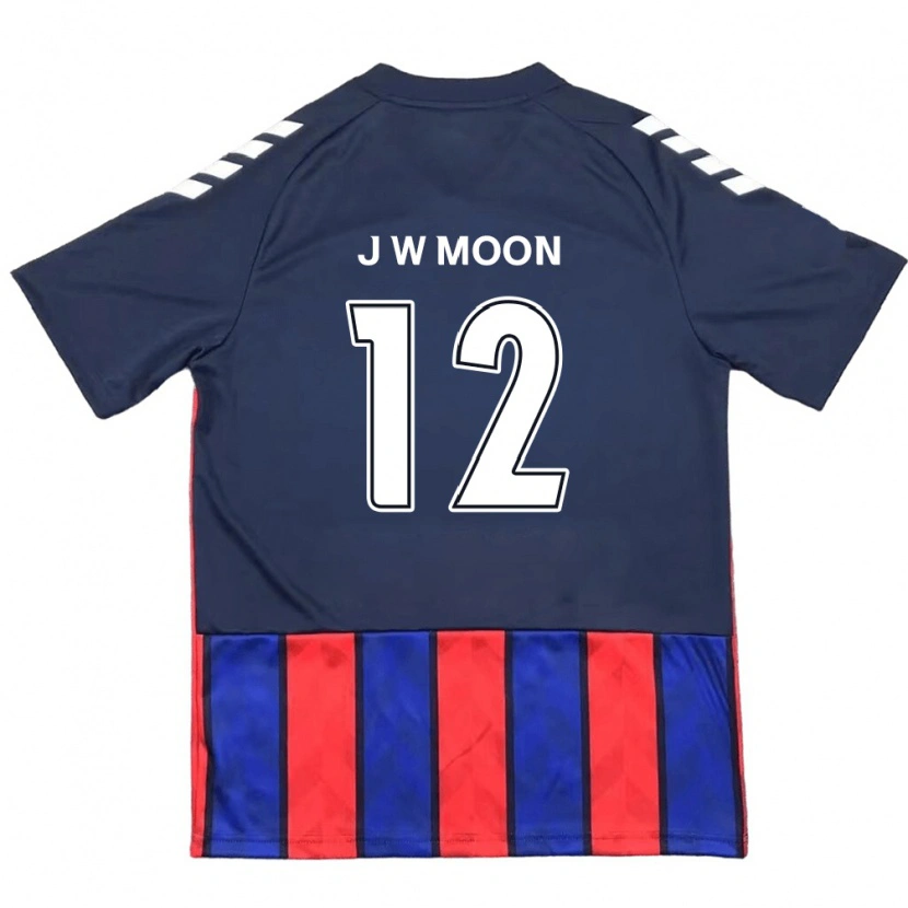 Danxen Barn Jung-Woo Moon #12 Kungsblå Röd Hemmatröja Matchtröjor 2025/26 Tröjor T-Tröja