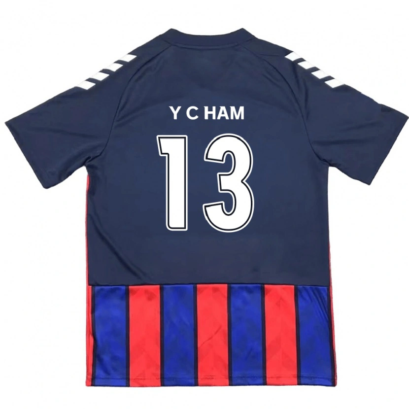 Danxen Barn Young-Chan Ham #13 Kungsblå Röd Hemmatröja Matchtröjor 2025/26 Tröjor T-Tröja
