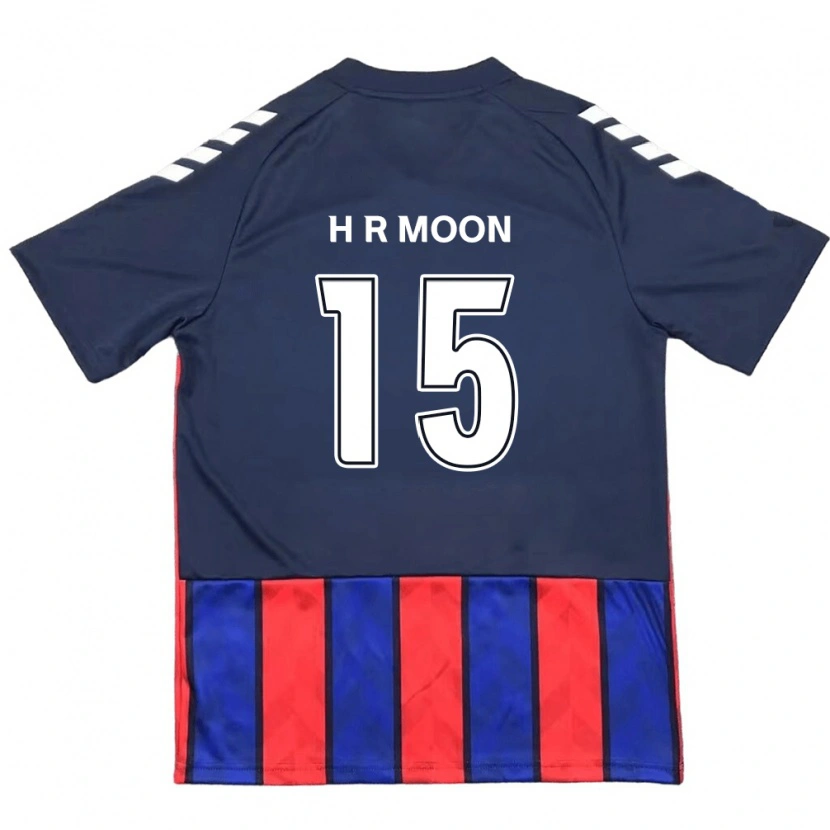 Danxen Barn Ha-Rang Moon #15 Kungsblå Röd Hemmatröja Matchtröjor 2025/26 Tröjor T-Tröja