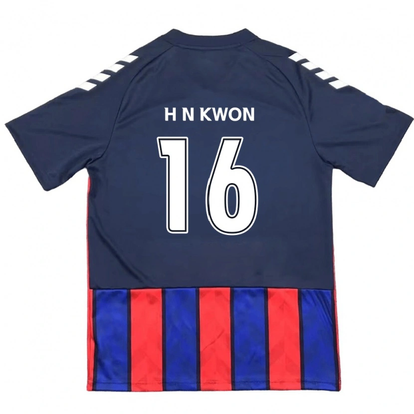 Danxen Barn Nam-Hoon Kwon #16 Kungsblå Röd Hemmatröja Matchtröjor 2025/26 Tröjor T-Tröja