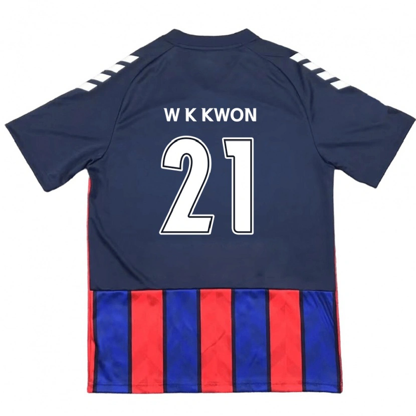 Danxen Barn Kyung-Won Kwon #21 Kungsblå Röd Hemmatröja Matchtröjor 2025/26 Tröjor T-Tröja