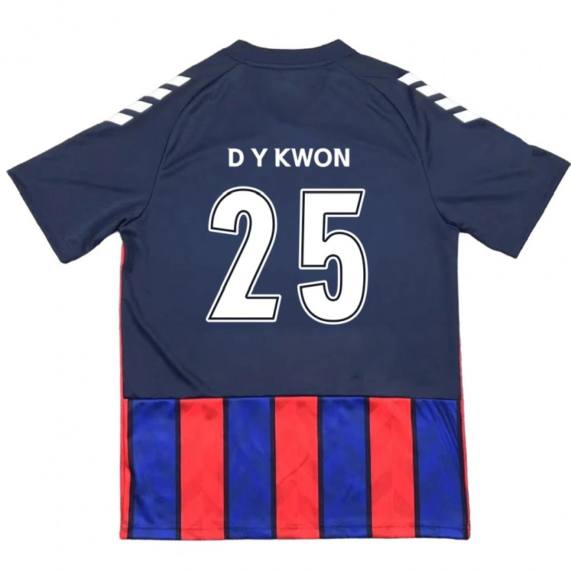 Danxen Barn Do-Yeong Kwon #25 Kungsblå Röd Hemmatröja Matchtröjor 2025/26 Tröjor T-Tröja