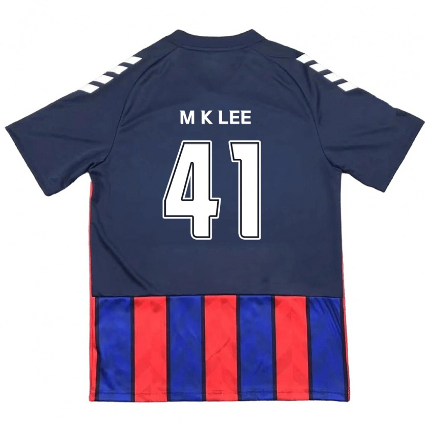 Danxen Barn Kyung-Min Lee #41 Kungsblå Röd Hemmatröja Matchtröjor 2025/26 Tröjor T-Tröja