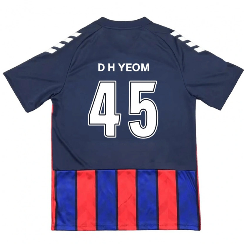 Danxen Barn Do-Hyeon Yeom #45 Kungsblå Röd Hemmatröja Matchtröjor 2025/26 Tröjor T-Tröja