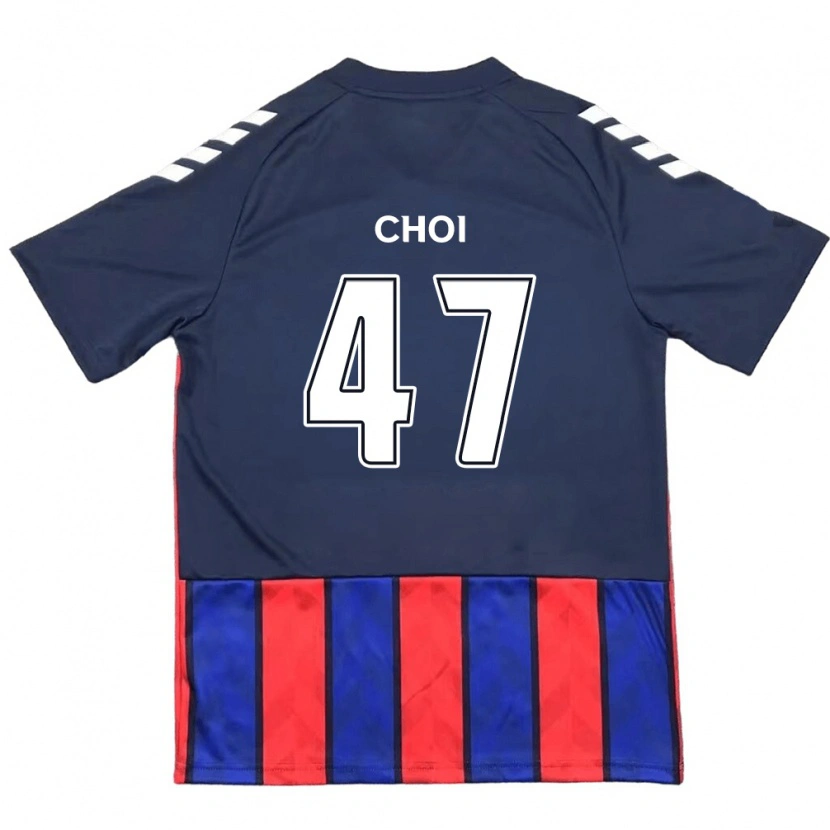 Danxen Barn San Choi #47 Kungsblå Röd Hemmatröja Matchtröjor 2025/26 Tröjor T-Tröja