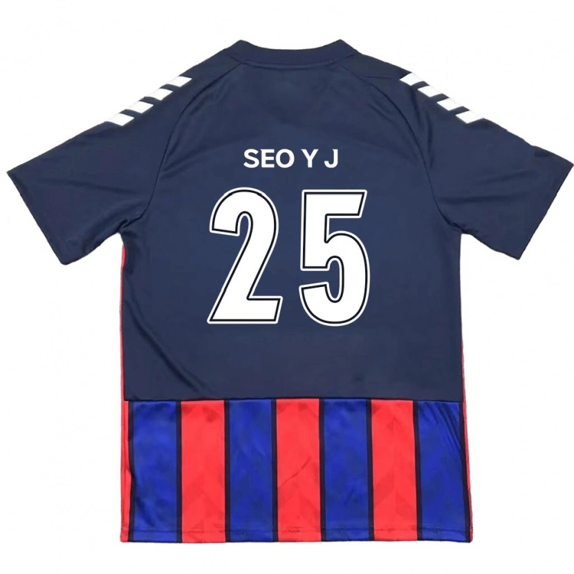 Danxen Barn Seo Ye-Jin #25 Kungsblå Röd Hemmatröja Matchtröjor 2025/26 Tröjor T-Tröja