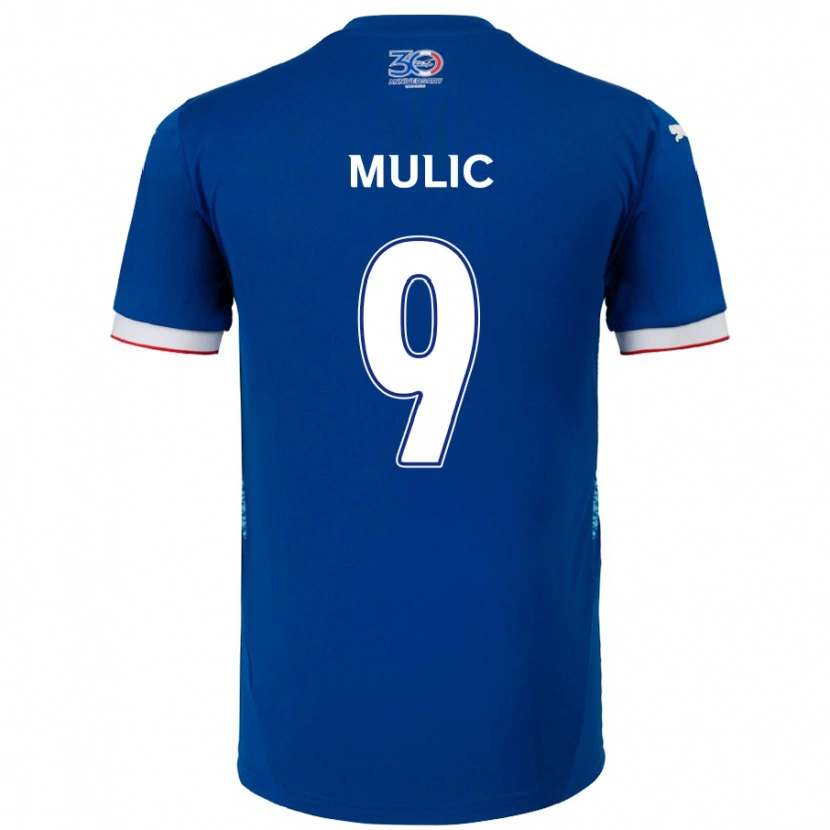 Danxen Barn Fejsal Mulic #9 Kungsblå Vit Hemmatröja Matchtröjor 2025/26 Tröjor T-Tröja
