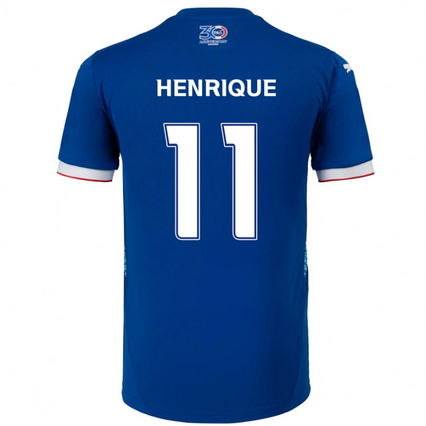 Danxen Barn Paulo Henrique #11 Kungsblå Vit Hemmatröja Matchtröjor 2025/26 Tröjor T-Tröja