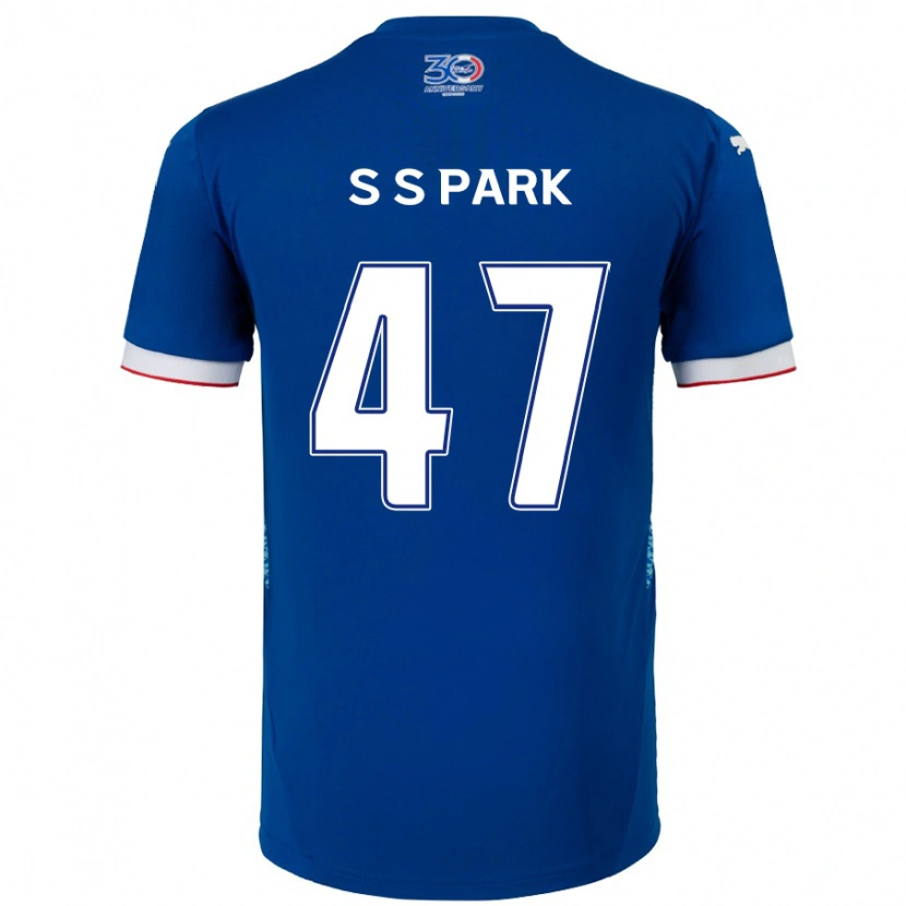 Danxen Barn Seung-Soo Park #47 Kungsblå Vit Hemmatröja Matchtröjor 2025/26 Tröjor T-Tröja
