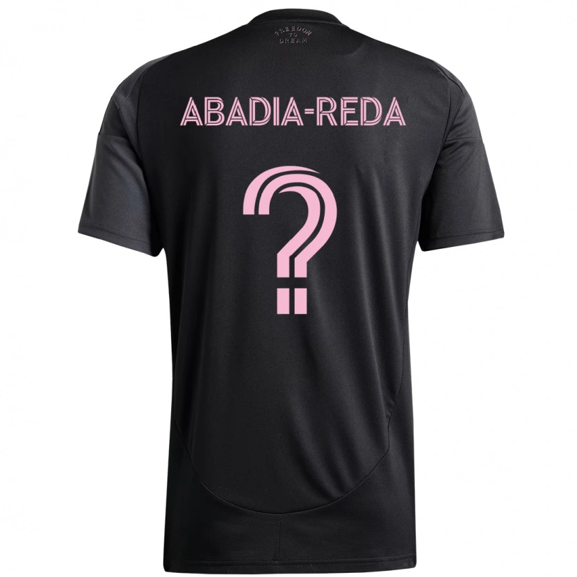 Danxen Barn Ezequiel Abadia-Reda #0 Svart Rosa Bortatröja Matchtröjor 2025/26 Tröjor T-Tröja