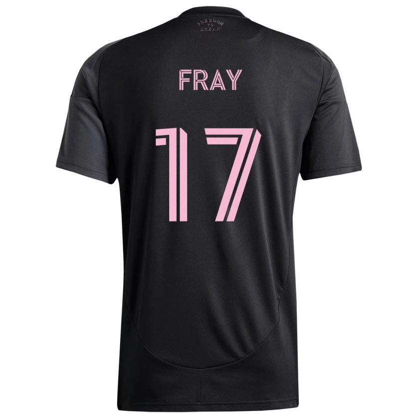 Danxen Barn Ian Fray #17 Svart Rosa Bortatröja Matchtröjor 2025/26 Tröjor T-Tröja