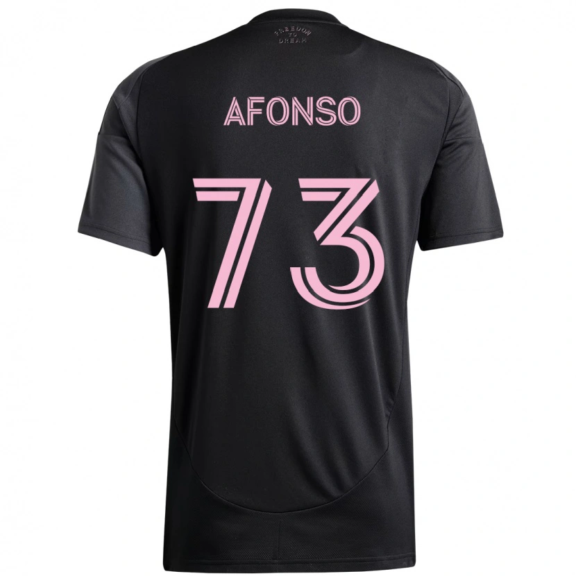 Danxen Barn Leo Afonso #73 Svart Rosa Bortatröja Matchtröjor 2025/26 Tröjor T-Tröja