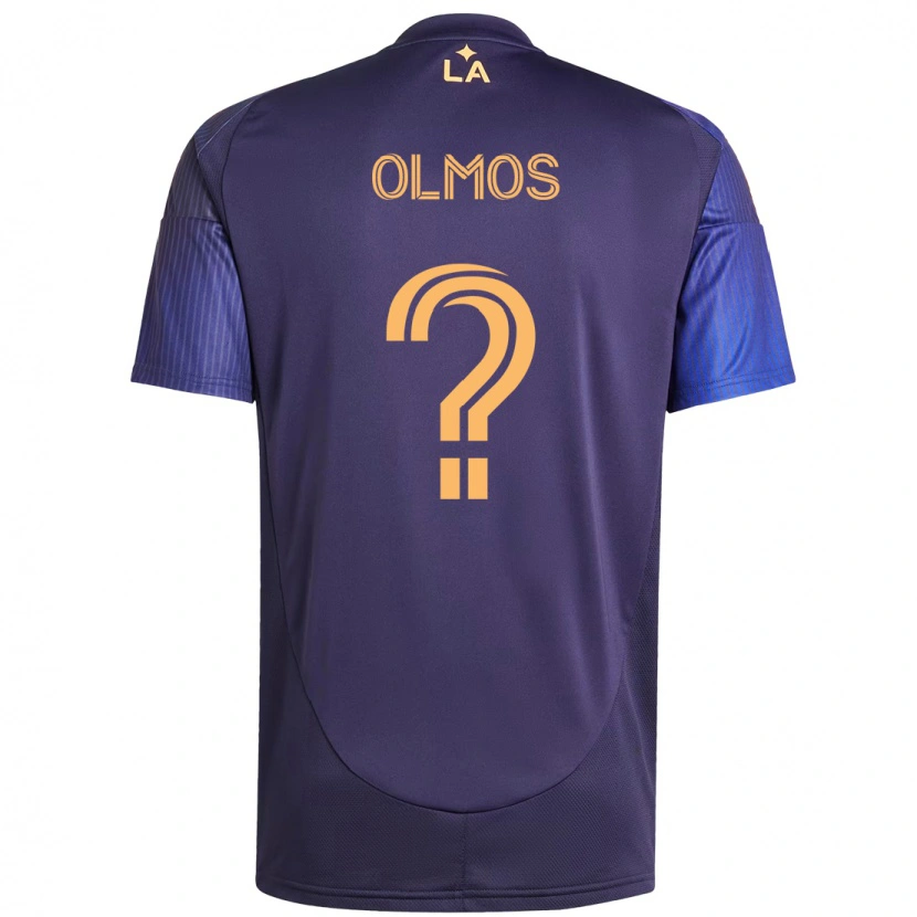Danxen Barn Justin Olmos #0 Vit Gul Bortatröja Matchtröjor 2025/26 Tröjor T-Tröja