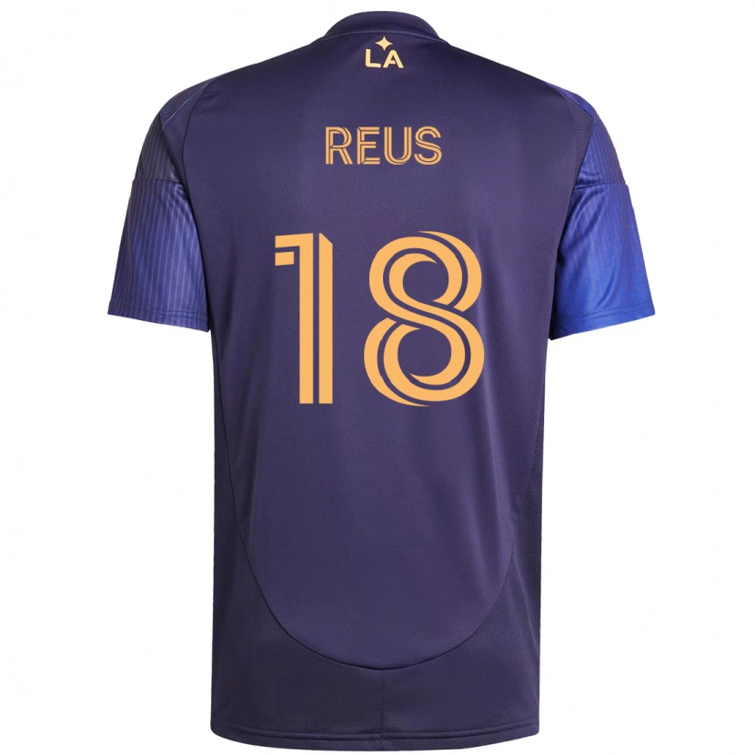 Danxen Barn Marco Reus #18 Vit Gul Bortatröja Matchtröjor 2025/26 Tröjor T-Tröja