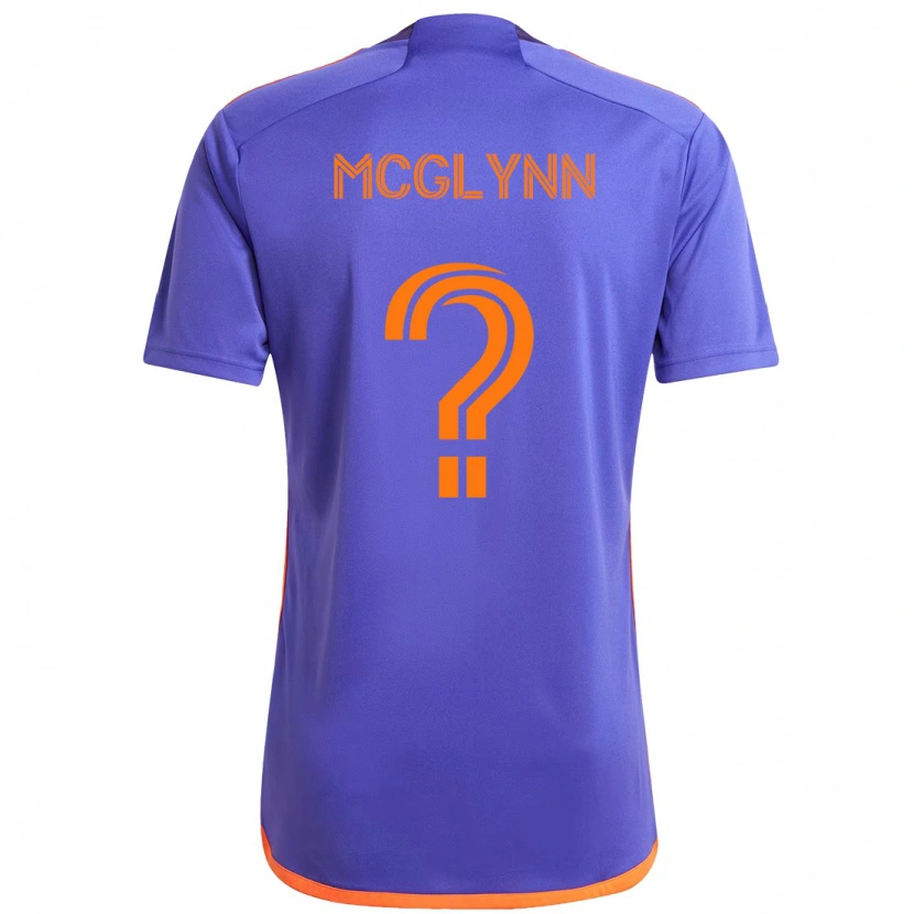 Danxen Barn Jack Mcglynn #0 Lila Orange Bortatröja Matchtröjor 2025/26 Tröjor T-Tröja