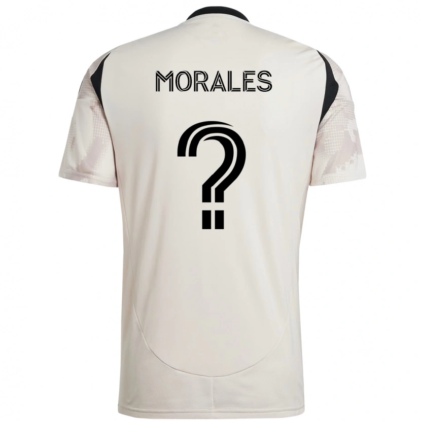 Danxen Barn Marcelo Morales #0 Beige Svart Bortatröja Matchtröjor 2025/26 Tröjor T-Tröja