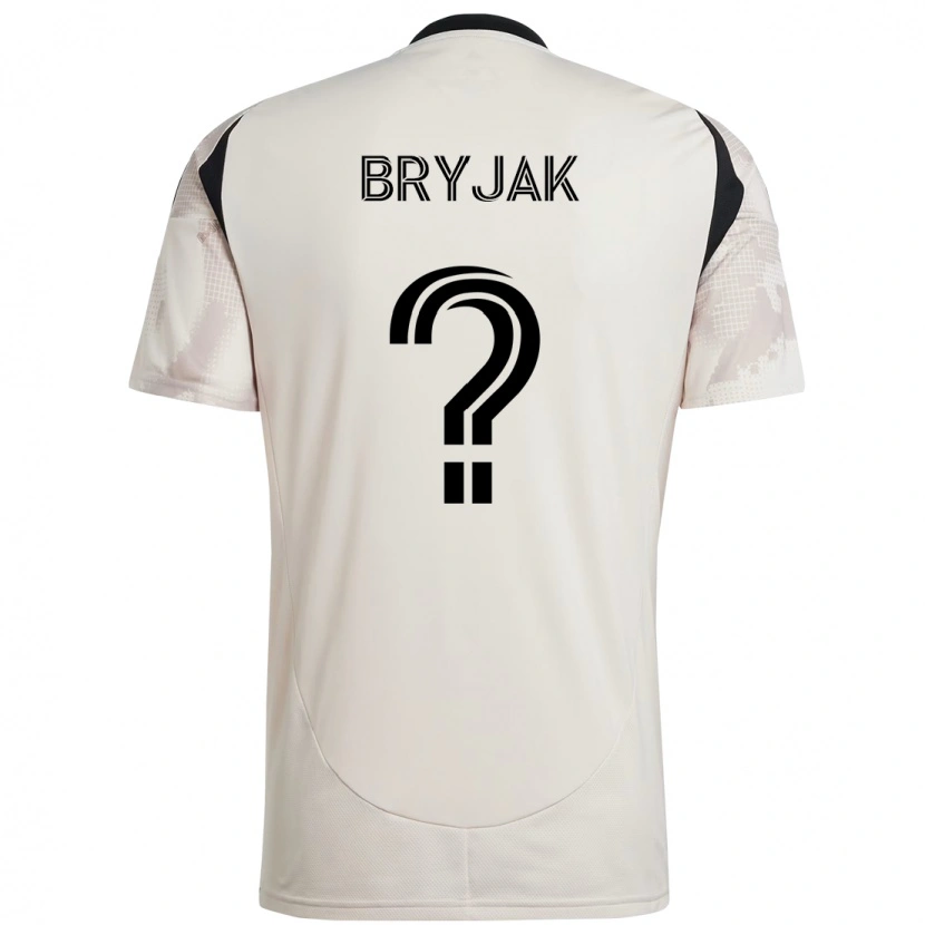Danxen Barn Jeffrey Bryjak #0 Beige Svart Bortatröja Matchtröjor 2025/26 Tröjor T-Tröja