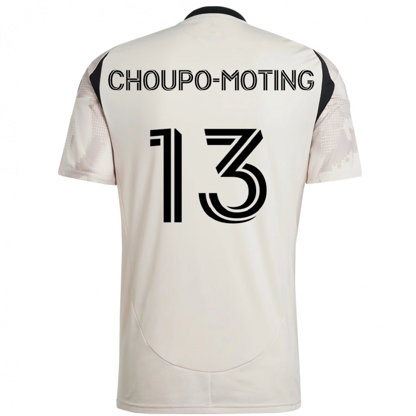 Danxen Barn Eric-Maxim Choupo-Moting #13 Beige Svart Bortatröja Matchtröjor 2025/26 Tröjor T-Tröja