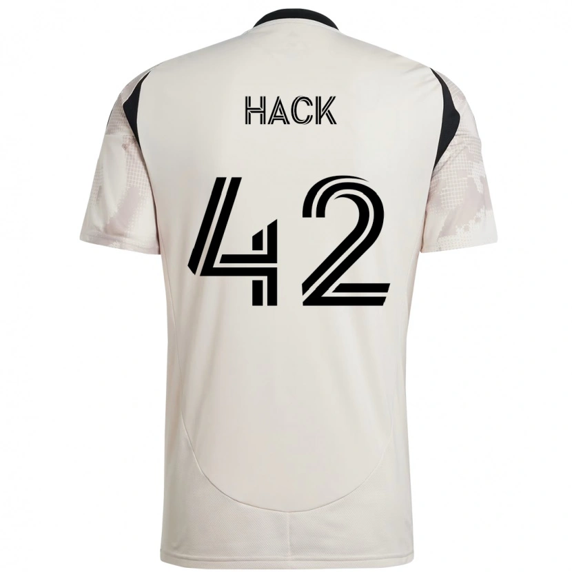 Danxen Barn Alexander Hack #42 Beige Svart Bortatröja Matchtröjor 2025/26 Tröjor T-Tröja