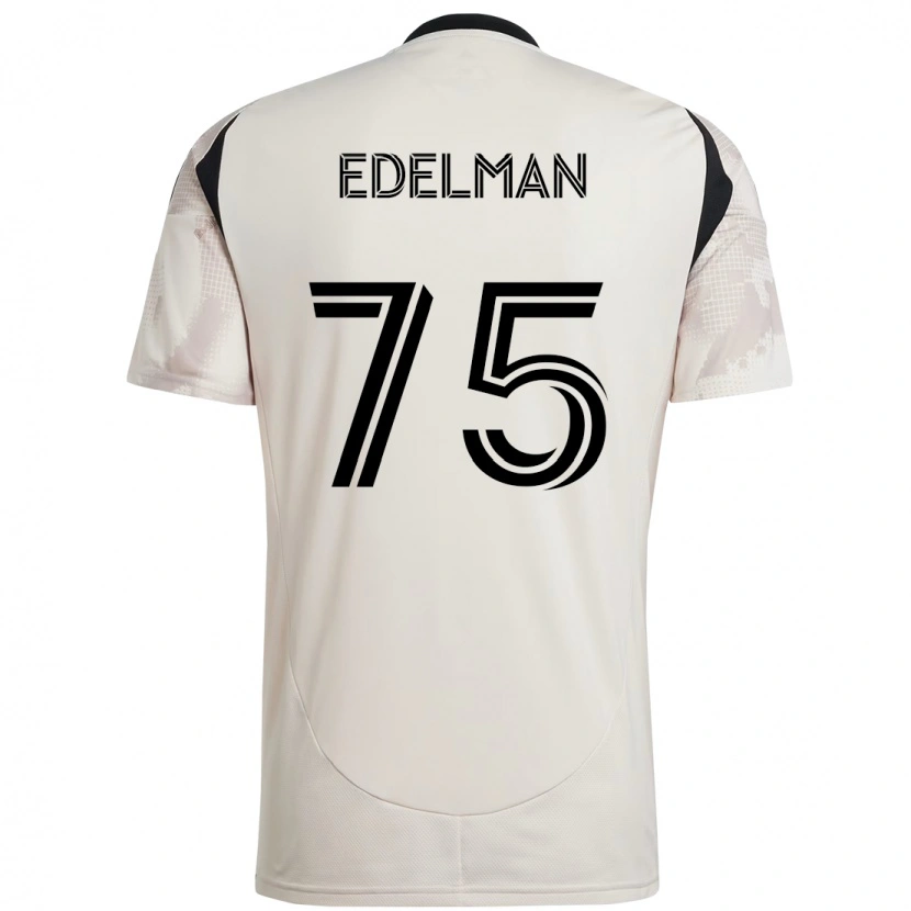 Danxen Barn Daniel Edelman #75 Beige Svart Bortatröja Matchtröjor 2025/26 Tröjor T-Tröja