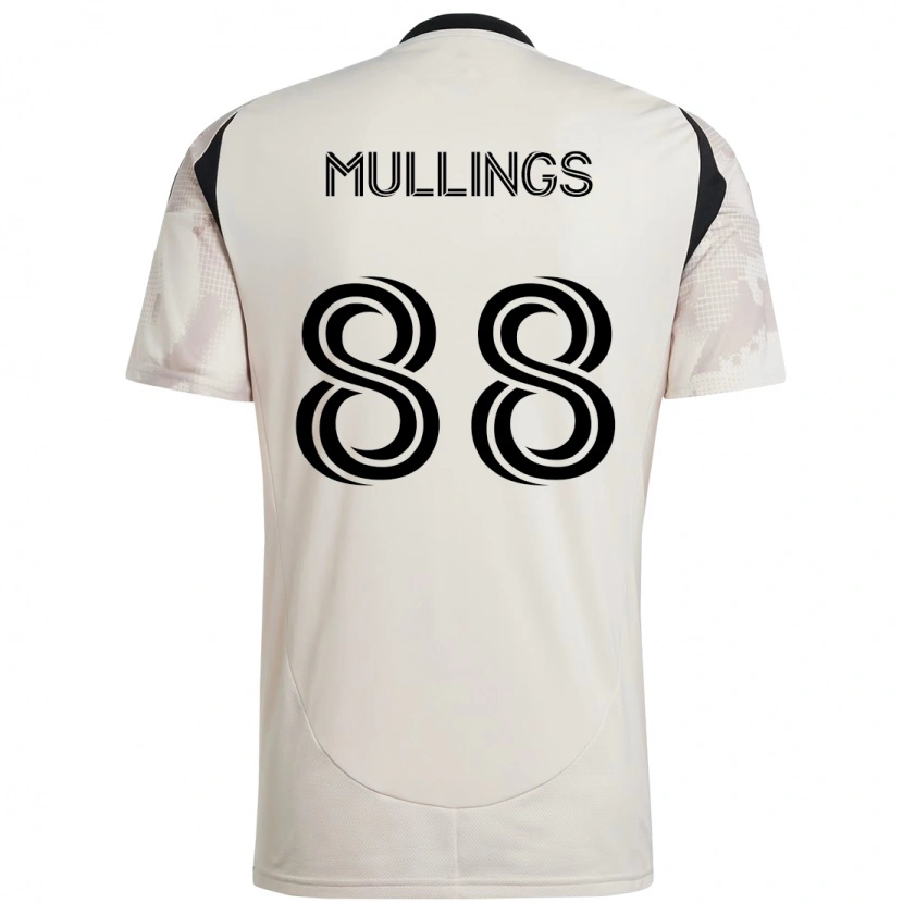 Danxen Barn O'vonte Mullings #88 Beige Svart Bortatröja Matchtröjor 2025/26 Tröjor T-Tröja