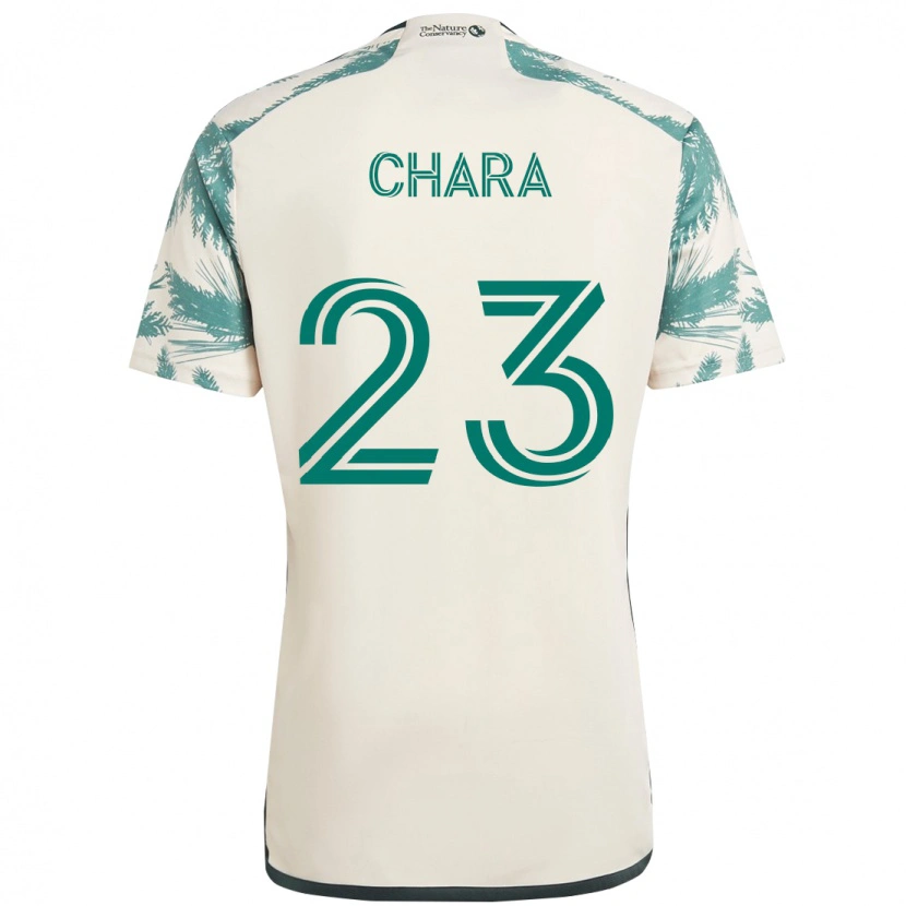Danxen Barn Yimmi Chará #23 Beige Grön Bortatröja Matchtröjor 2025/26 Tröjor T-Tröja