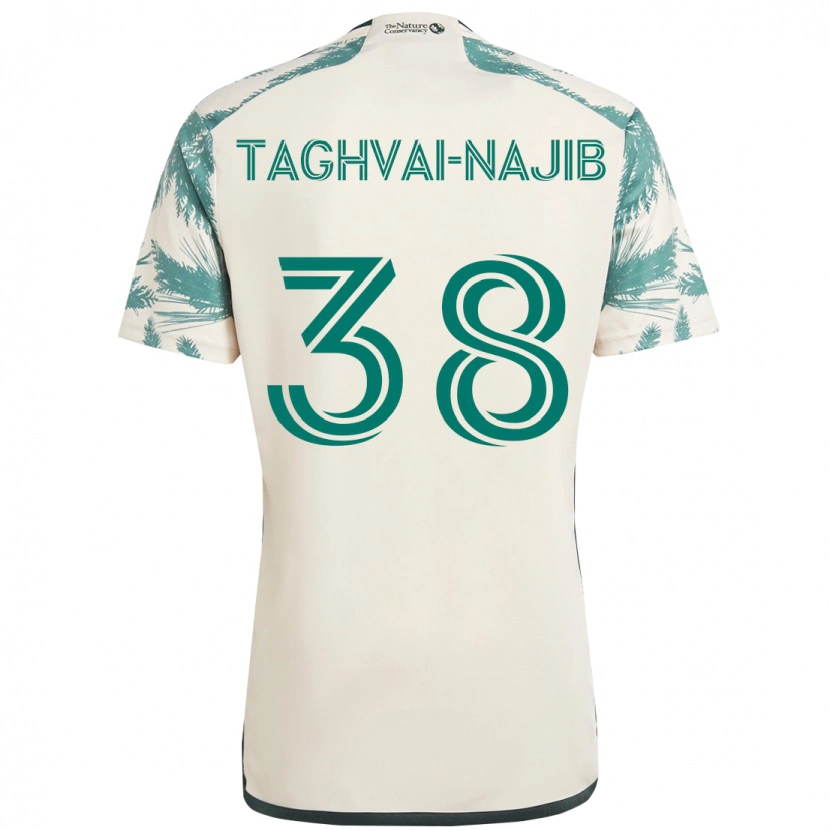 Danxen Barn Braxton Taghvai-Najib #38 Beige Grön Bortatröja Matchtröjor 2025/26 Tröjor T-Tröja