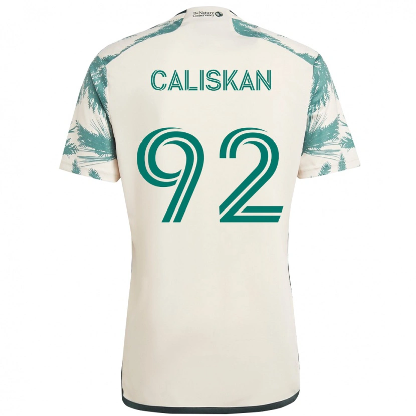 Danxen Barn Noel Caliskan #92 Beige Grön Bortatröja Matchtröjor 2025/26 Tröjor T-Tröja