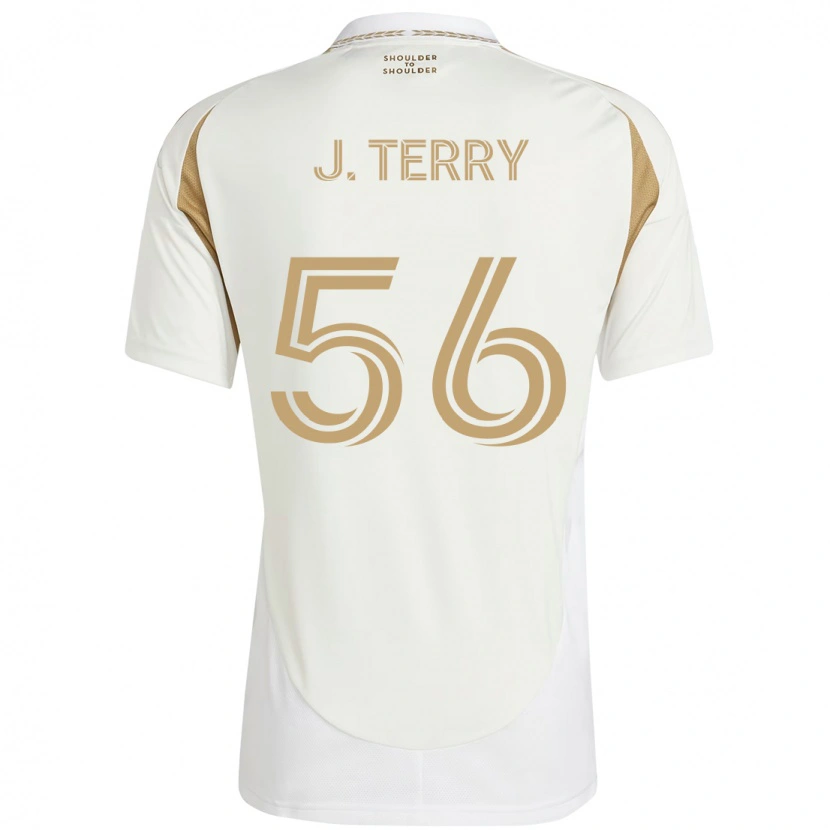 Danxen Barn Jude Terry #56 Vit Brun Bortatröja Matchtröjor 2025/26 Tröjor T-Tröja