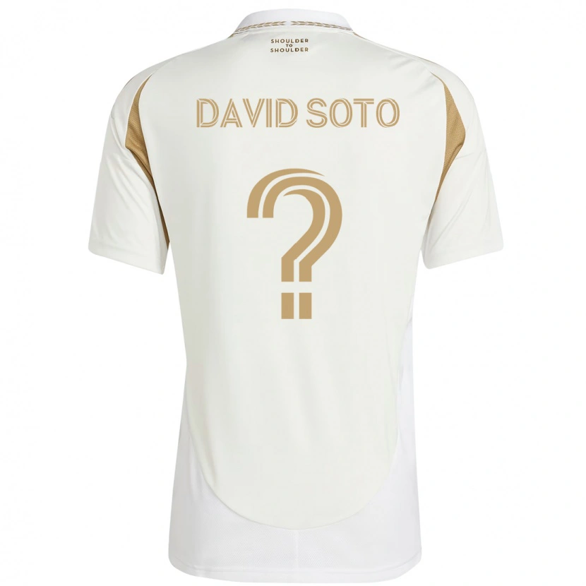Danxen Barn David Soto #0 Vit Brun Bortatröja Matchtröjor 2025/26 Tröjor T-Tröja