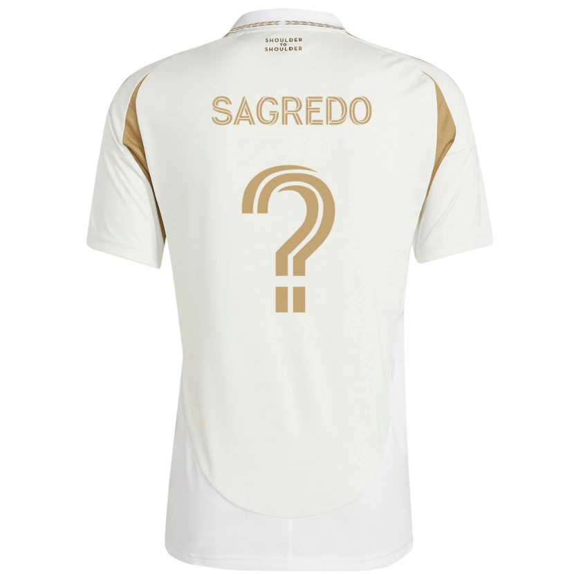 Danxen Barn Giancarlo Sagredo #0 Vit Brun Bortatröja Matchtröjor 2025/26 Tröjor T-Tröja