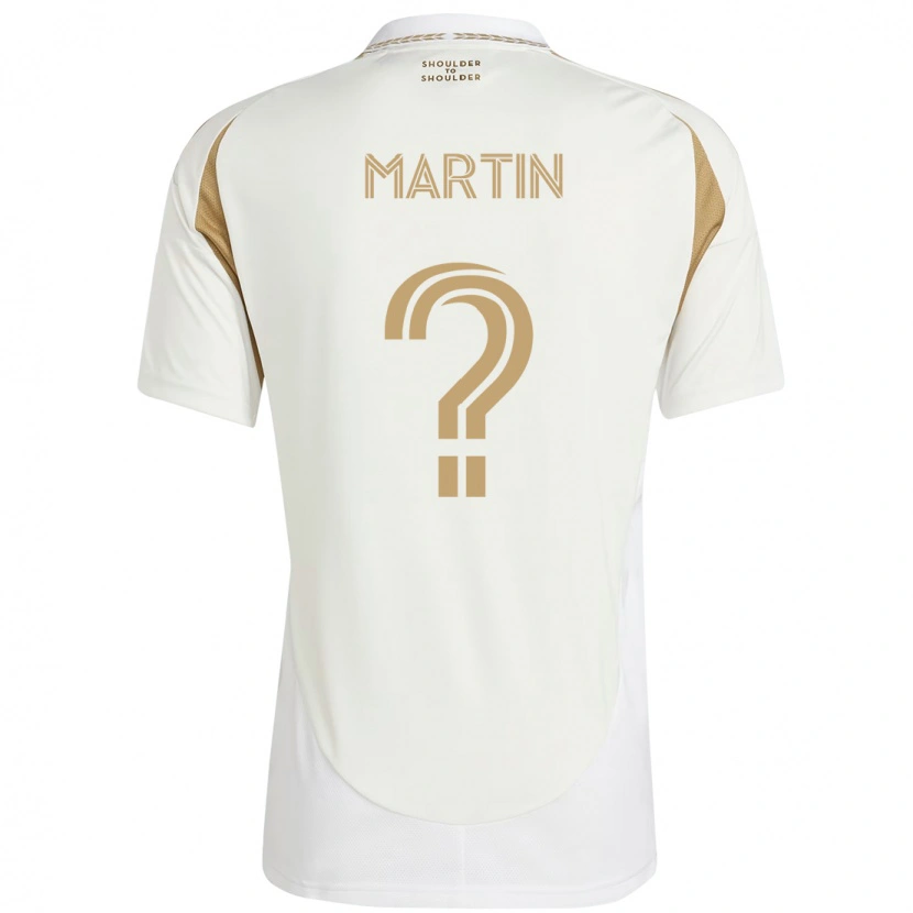 Danxen Barn Aidan Martin #0 Vit Brun Bortatröja Matchtröjor 2025/26 Tröjor T-Tröja