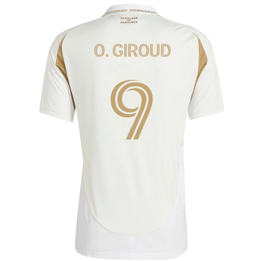 Danxen Barn Olivier Giroud #9 Svart Brun Bortatröja Matchtröjor 2025/26 Tröjor T-Tröja