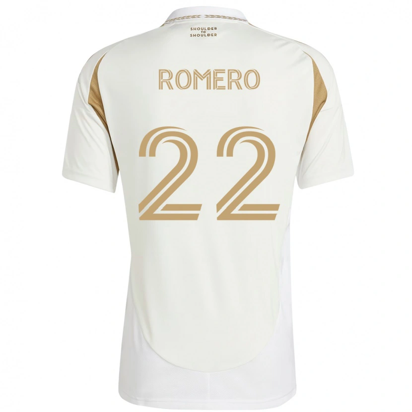 Danxen Barn Abraham Romero #22 Vit Brun Bortatröja Matchtröjor 2025/26 Tröjor T-Tröja