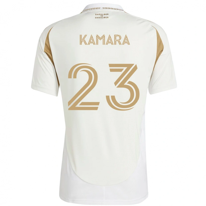 Danxen Barn Kei Kamara #23 Vit Brun Bortatröja Matchtröjor 2025/26 Tröjor T-Tröja