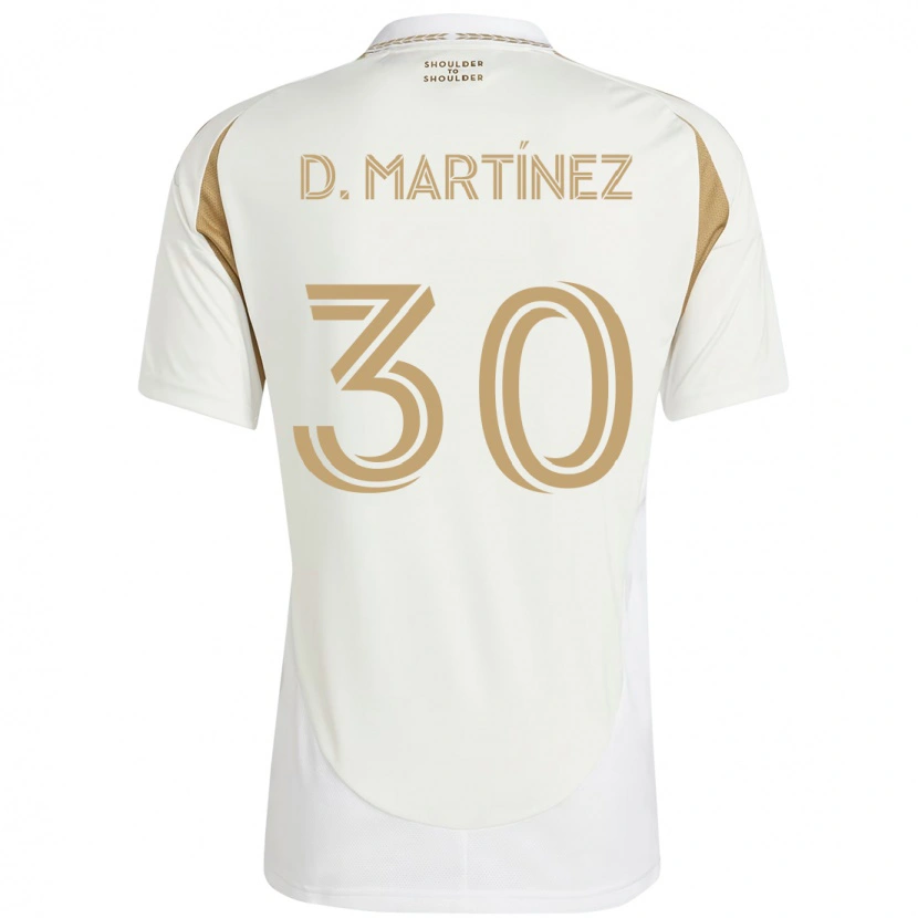 Danxen Barn David Martínez #30 Vit Brun Bortatröja Matchtröjor 2025/26 Tröjor T-Tröja