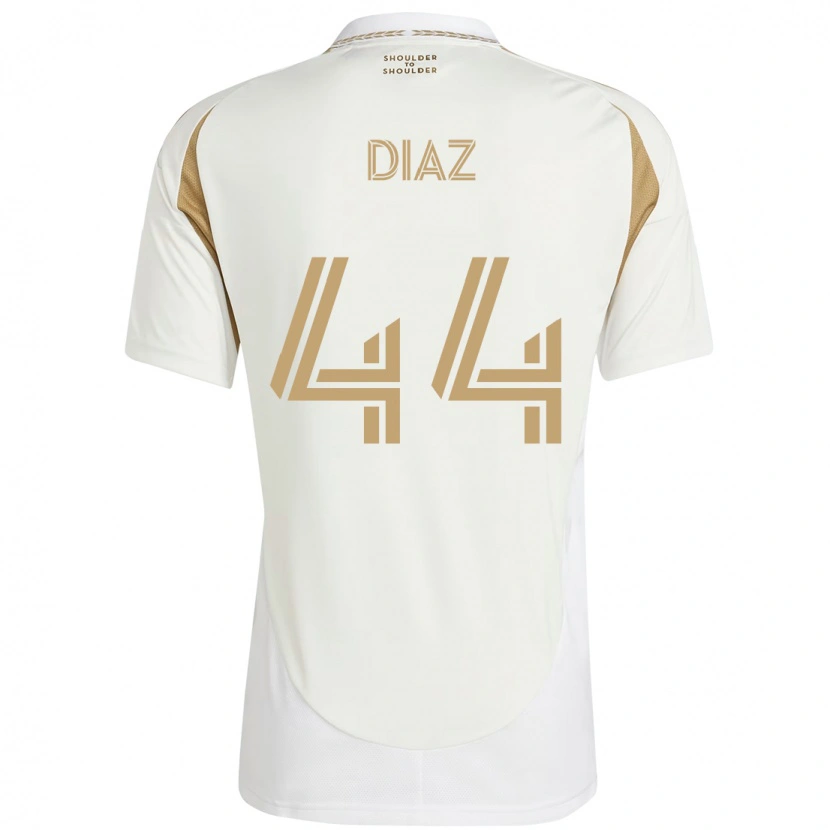 Danxen Barn Christian Díaz #44 Vit Brun Bortatröja Matchtröjor 2025/26 Tröjor T-Tröja