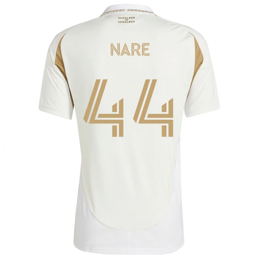 Danxen Barn Thabo Nare #44 Vit Brun Bortatröja Matchtröjor 2025/26 Tröjor T-Tröja