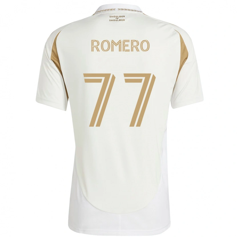 Danxen Barn Alexander Romero #77 Vit Brun Bortatröja Matchtröjor 2025/26 Tröjor T-Tröja