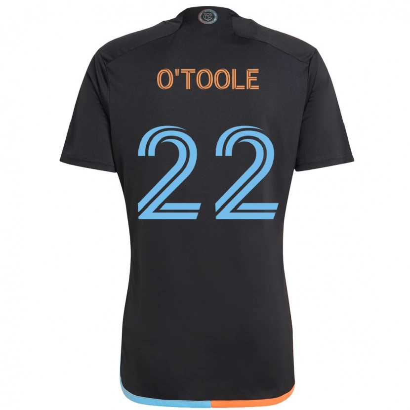 Danxen Barn Kevin O'toole #22 Svart Blå Orange Bortatröja Matchtröjor 2025/26 Tröjor T-Tröja