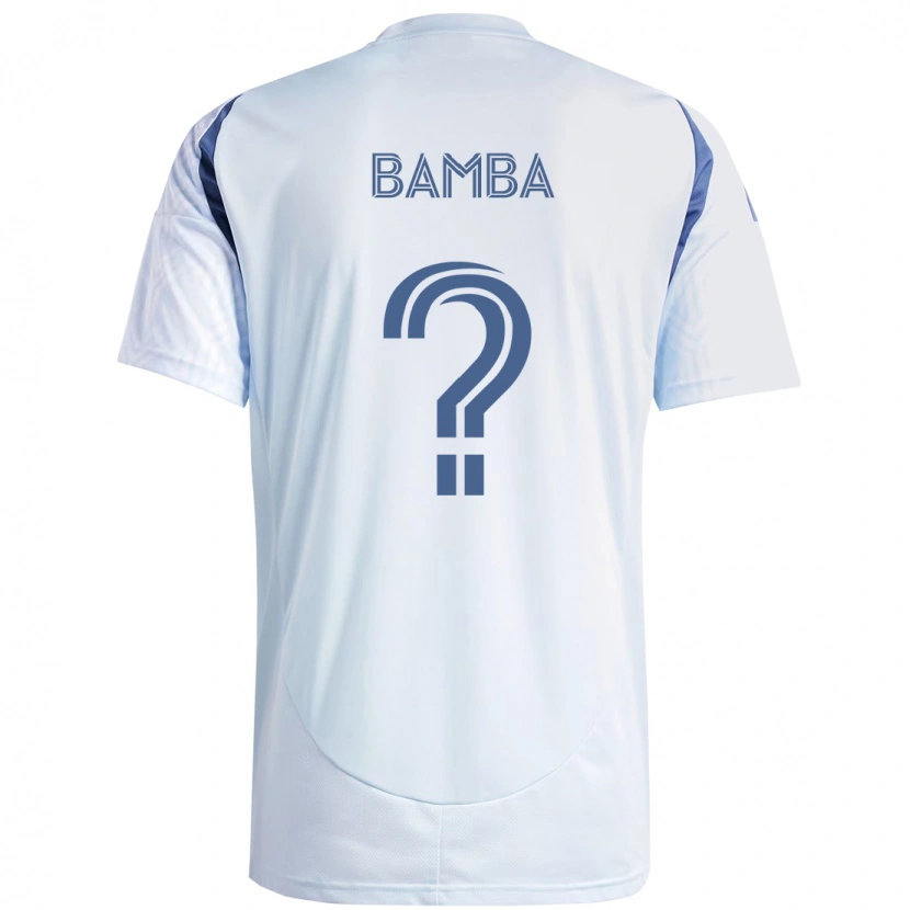 Danxen Barn Jonathan Bamba #0 Ljus Himmel Blåblå Bortatröja Matchtröjor 2025/26 Tröjor T-Tröja