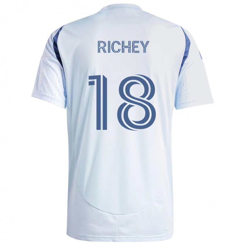 Danxen Barn Spencer Richey #18 Ljus Himmel Blåblå Bortatröja Matchtröjor 2025/26 Tröjor T-Tröja