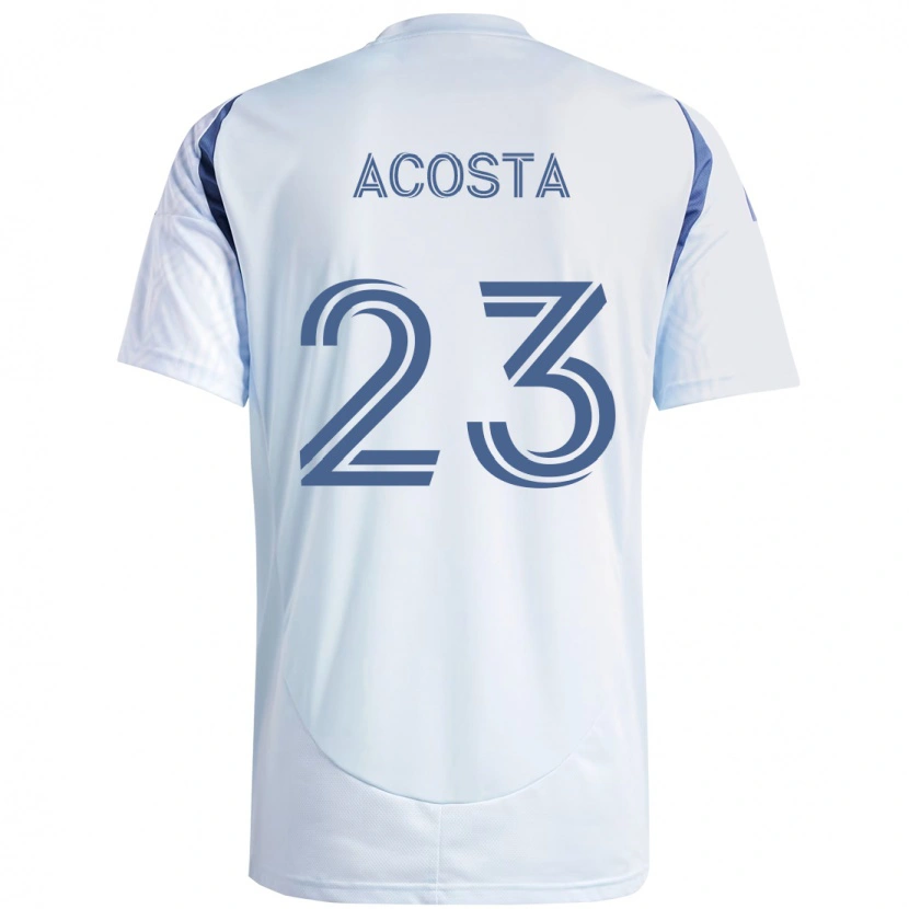 Danxen Barn Kellyn Acosta #23 Ljus Himmel Blåblå Bortatröja Matchtröjor 2025/26 Tröjor T-Tröja