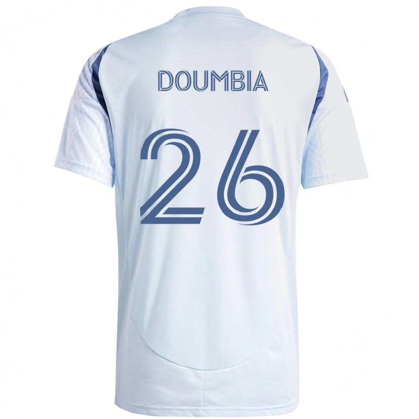 Danxen Barn Ousmane Doumbia #26 Ljus Himmel Blåblå Bortatröja Matchtröjor 2025/26 Tröjor T-Tröja