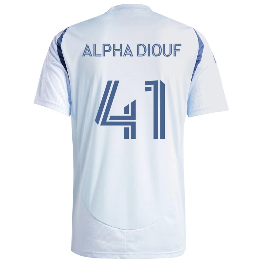 Danxen Barn Jean Alpha Diouf #41 Ljus Himmel Blåblå Bortatröja Matchtröjor 2025/26 Tröjor T-Tröja