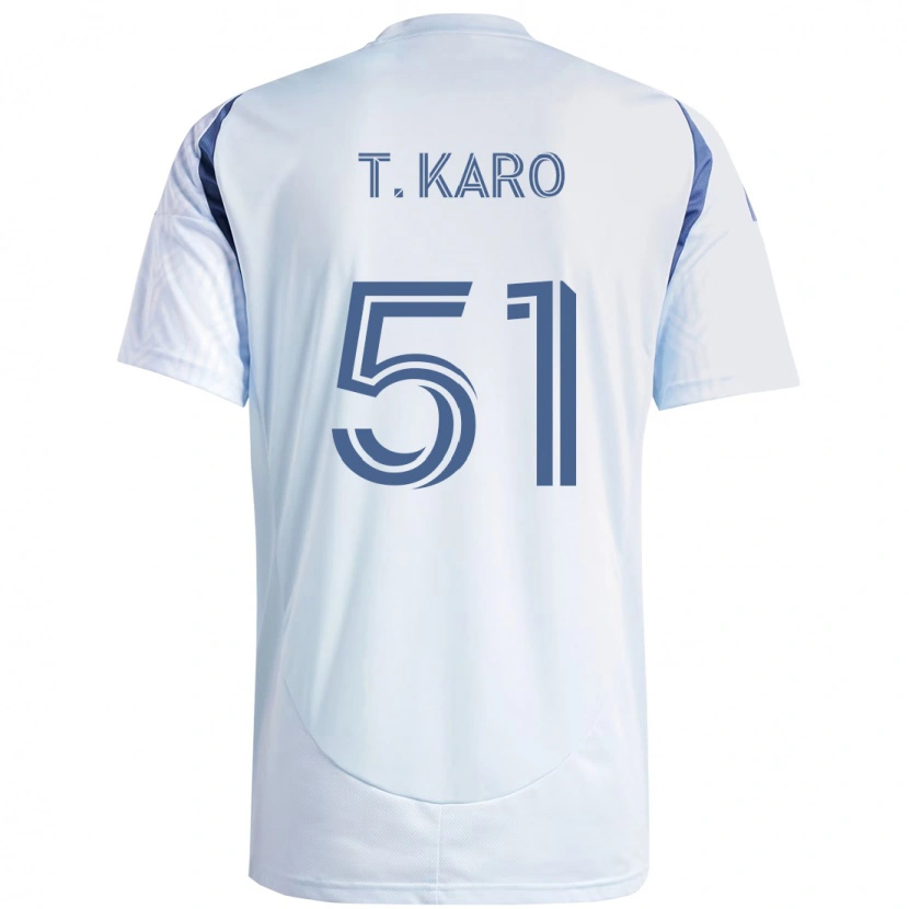 Danxen Barn David Tchétchao Karo #51 Ljus Himmel Blåblå Bortatröja Matchtröjor 2025/26 Tröjor T-Tröja