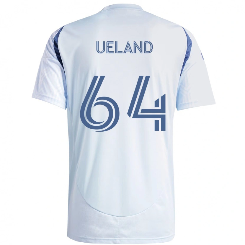 Danxen Barn Andreas Ueland #64 Ljus Himmel Blåblå Bortatröja Matchtröjor 2025/26 Tröjor T-Tröja