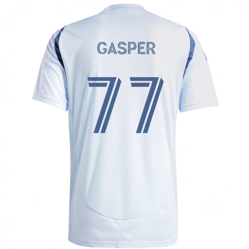 Danxen Barn Chase Gasper #77 Ljus Himmel Blåblå Bortatröja Matchtröjor 2025/26 Tröjor T-Tröja