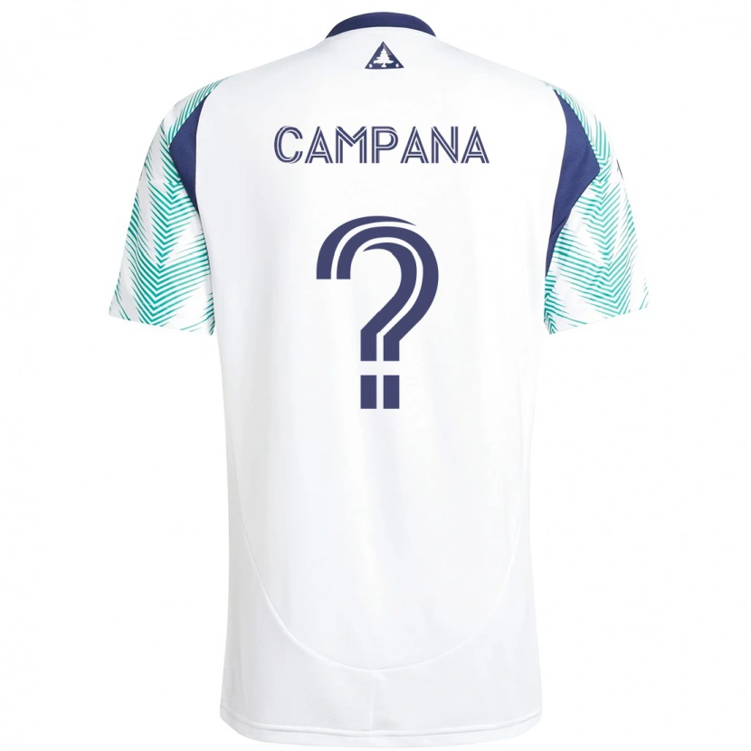 Danxen Barn Leonardo Campana #0 Blå Röd Bortatröja Matchtröjor 2025/26 Tröjor T-Tröja